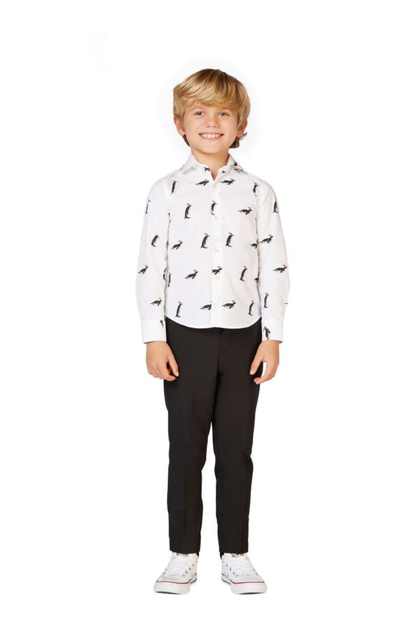 OppoSuitsâ¢ Christmas Penguins Skjorte Til Børn